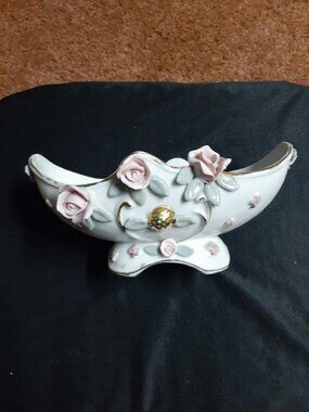 vtg Bone china floral